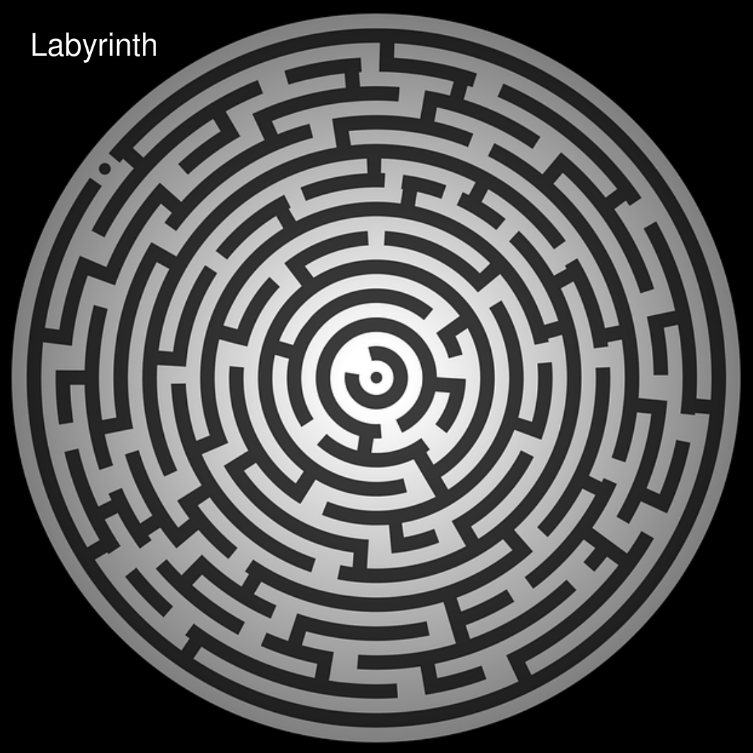 photo of a labyrinth